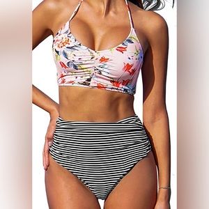 NWT Cupshe high rise bikini!!